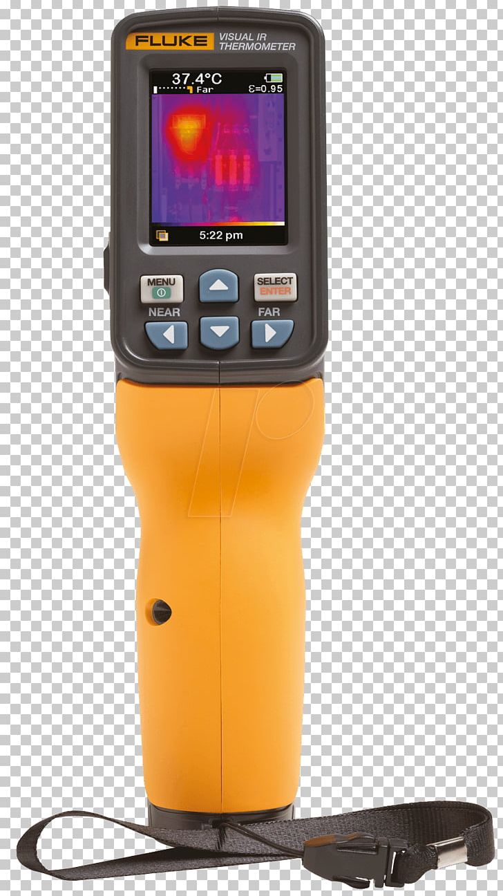 Infrared Thermometers Fluke Corporation Multimeter Thermographic Camera Laser PNG, Clipart, Camera, Current Clamp, Electronic Device, Electronics, Electronic Test Equipment Free PNG Download