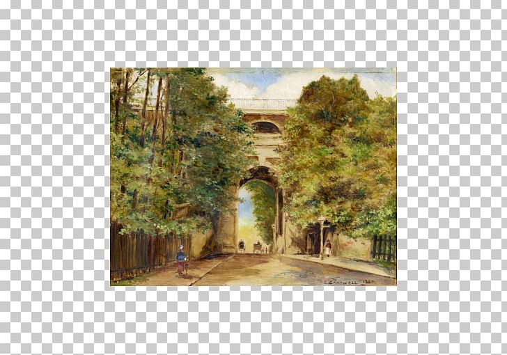 Painting Property Landscape Tree Hacienda PNG, Clipart, Arch, Archway, Art, Estate, Facade Free PNG Download