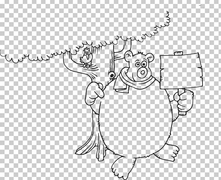 Cartoon Line Art PNG, Clipart, Arm, Art, Artwork, Black And White, Carnivora Free PNG Download