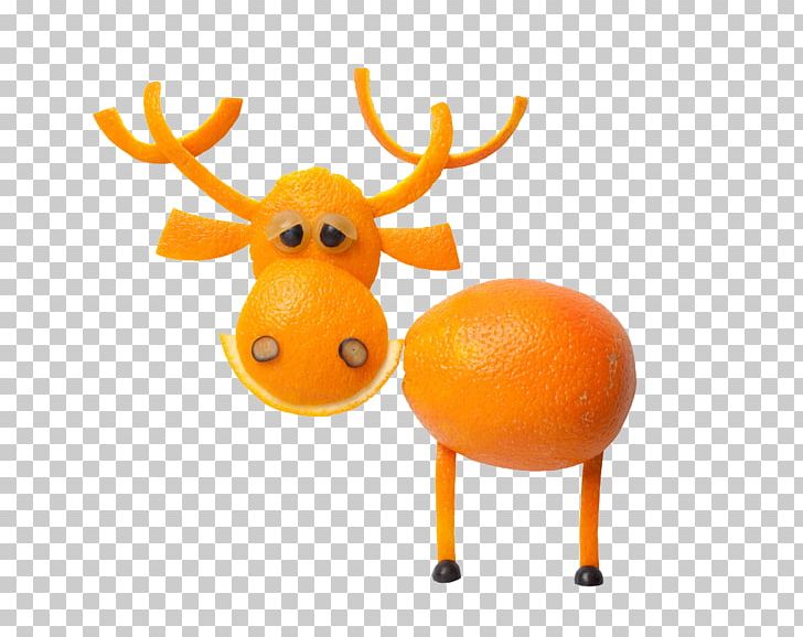 Mandarin Orange Reindeer Fruit PNG, Clipart, Animals, Creative, Creative Background, Creative Fruit, Creative Graphics Free PNG Download