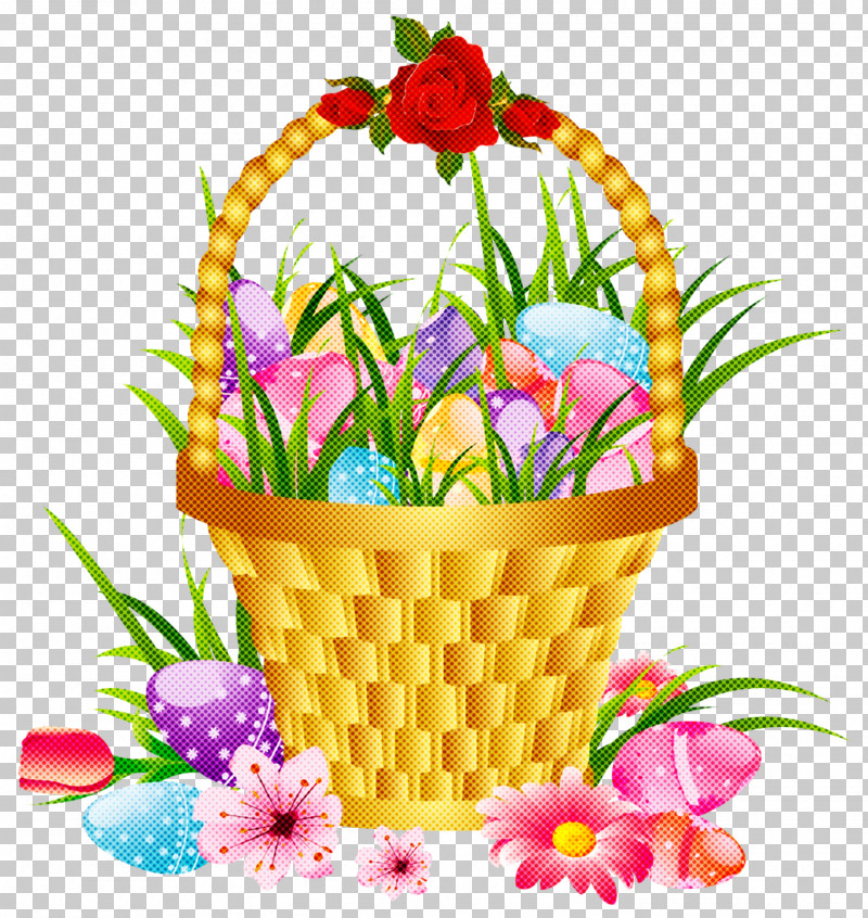 Easter Basket With Eggs Easter Day Basket PNG, Clipart, Basket, Bouquet, Cut Flowers, Easter, Easter Basket With Eggs Free PNG Download