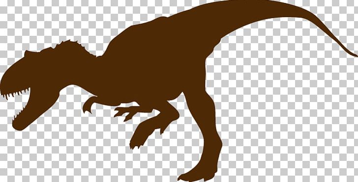 Tyrannosaurus Dinosaur Decal Silhouette PNG, Clipart, Black And White, Carnivoran, Decal, Dinosaur, Dinosaur Park Free PNG Download