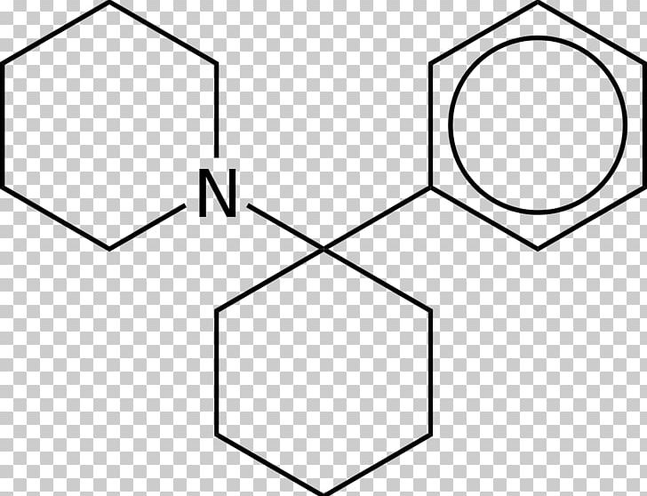Phencyclidine Psychoactive Drug Hallucinogen Dissociative PNG, Clipart, Angle, Area, Black, Black And White, Circle Free PNG Download