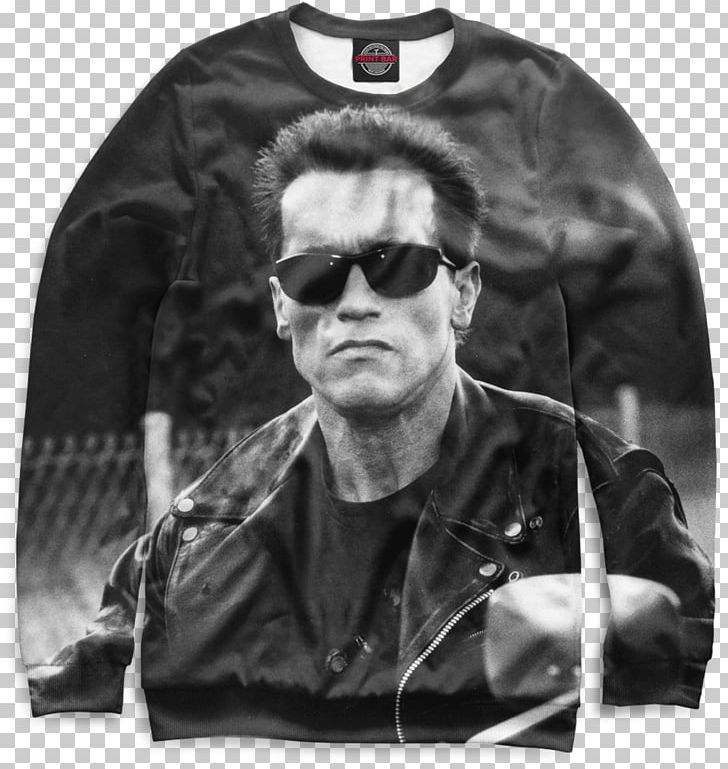 The Terminator T-shirt Hoodie Leather Jacket Clothing PNG, Clipart, Black And White, Clothing, Eyewear, Facial Hair, Game Free PNG Download
