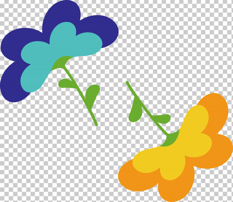 Flower Clipart Flower Art PNG, Clipart, Butterflies, Flower, Flower Art, Flower Clipart, Green Free PNG Download