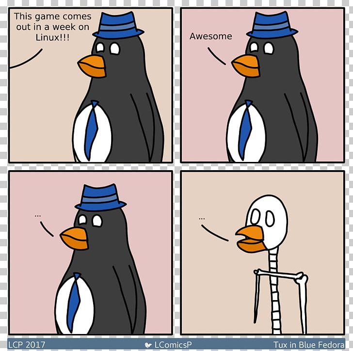 Cartoon Humour Linux Joke Comics PNG, Clipart, Beak, Bird, Brand, Caricature, Cartoon Free PNG Download