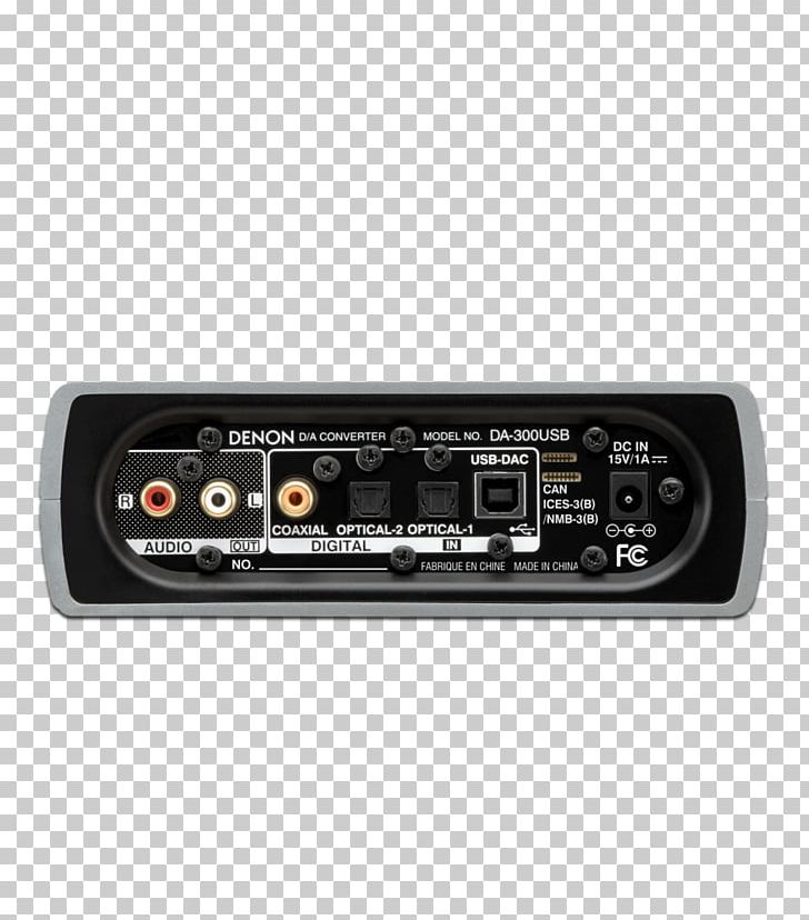 Digital Audio Digital-to-analog Converter Headphones Denon DA-300USB Amplificador PNG, Clipart, Amplificador, Amplifier, Audio, Audio Power Amplifier, Computer Free PNG Download