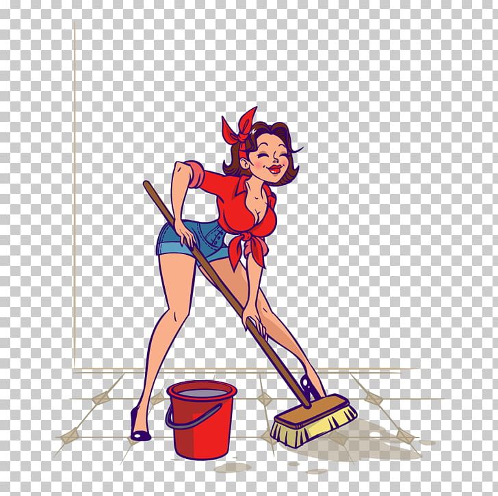 Pin-up Girl Drawing Illustration PNG, Clipart, Arm, Business Woman, Cartoon, Cartoon Characters, Cleaning Free PNG Download
