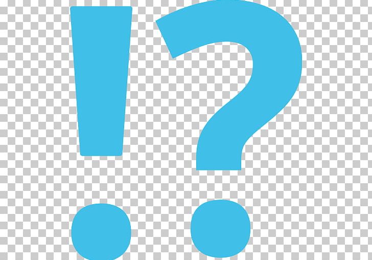 Question Mark Exclamation Mark Computer Icons Emoji PNG, Clipart, Angle, Aqua, Azure, Blue, Brand Free PNG Download