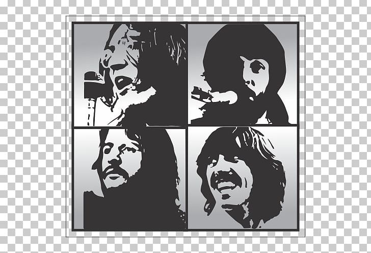 The Beatles Silhouette Let It Be Stencil PNG, Clipart, Abbey Road, Animals, Art, Beatles, Black Free PNG Download