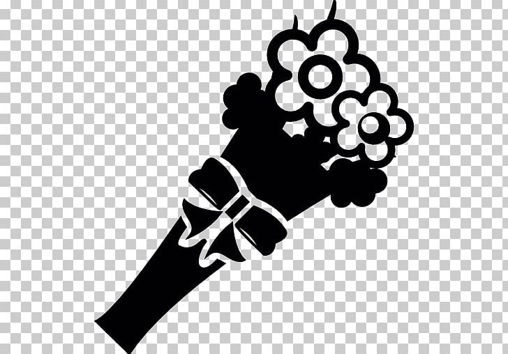 Flower Bouquet Computer Icons Floristry PNG, Clipart, Black, Black And White, Computer Icons, Cut Flowers, Download Free PNG Download