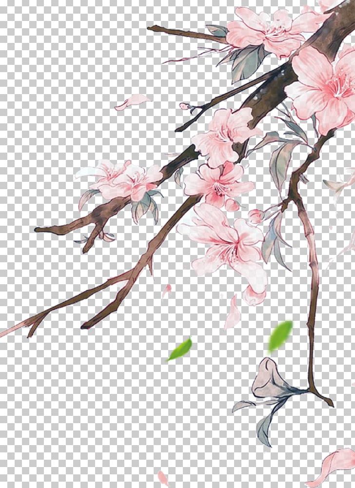 IPhone 7 China IPhone 6S Chinese Painting PNG, Clipart, Blossom, Branch, Cherry, Chinese Style, Dancing Free PNG Download