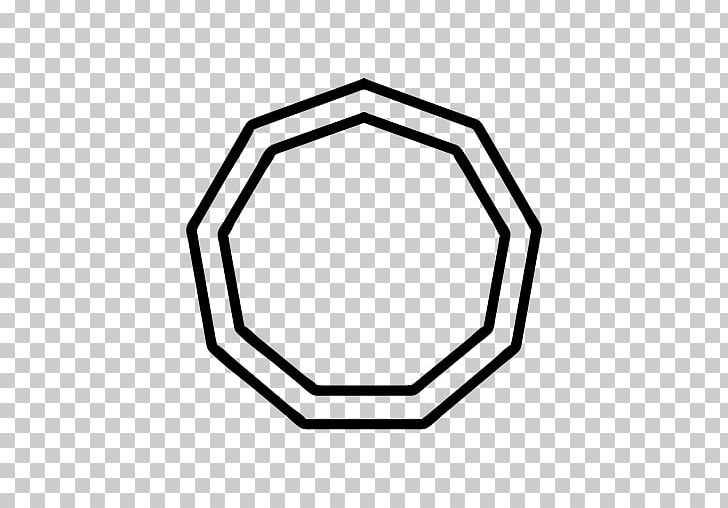 Nonagon Circle Point Shape Polygon PNG, Clipart, Angle, Area, Black, Black And White, Circle Free PNG Download