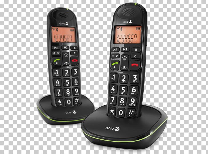 Doro PhoneEasy 100w Digital Enhanced Cordless Telecommunications Telephone Mobile Phones PNG, Clipart, Answering Machine, Answering Machines, Caller Id, Cellular Network, Electronics Free PNG Download