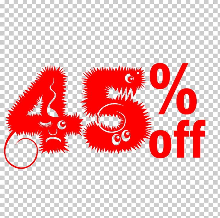Cute Hairy Halloween 45% Off Discount Tag. PNG, Clipart, Area, Brand, Line, Logo, Others Free PNG Download
