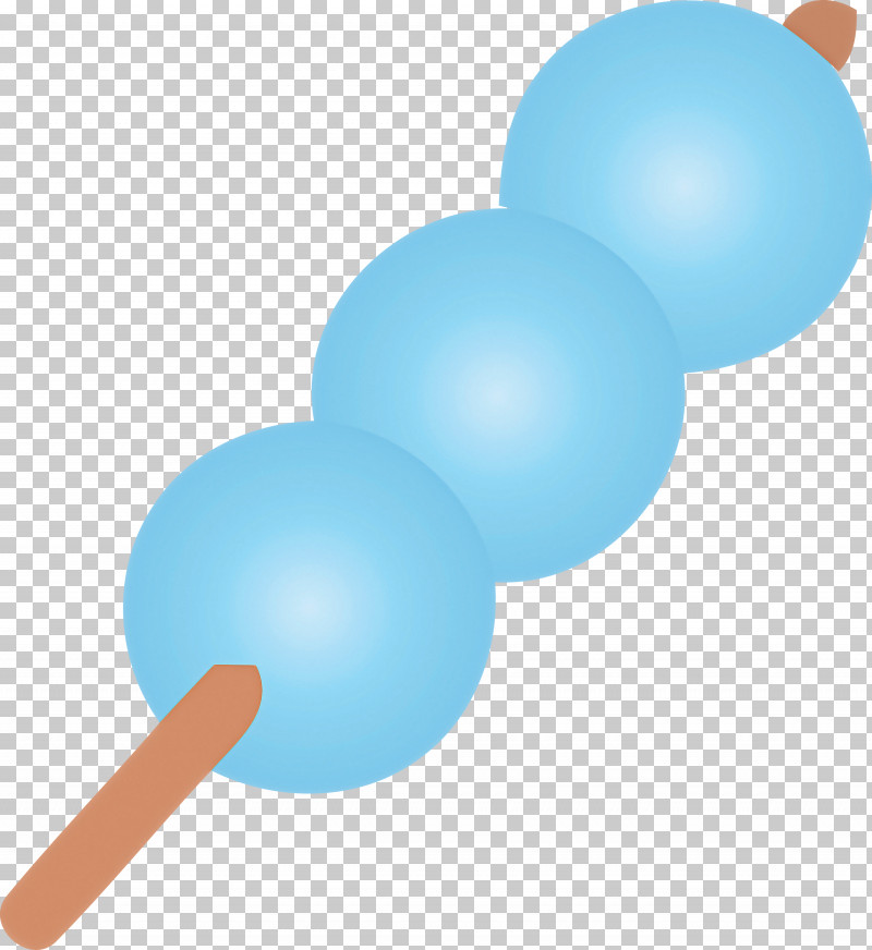 Dango Food PNG, Clipart, Balloon, Dango, Food, Party Supply, Turquoise Free PNG Download
