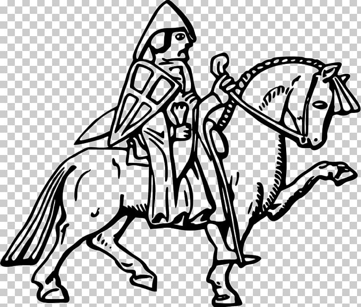 Horse Knight PNG, Clipart, Animals, Art, Artwork, Black And White, Cattle Like Mammal Free PNG Download