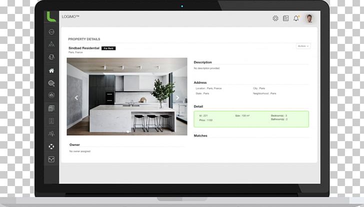 Computer Software Property Management System Real Estate Real Property LOGIMO Immobilier PNG, Clipart, Computer, Computer Monitor, Computer Monitors, Computer Software, Display Device Free PNG Download