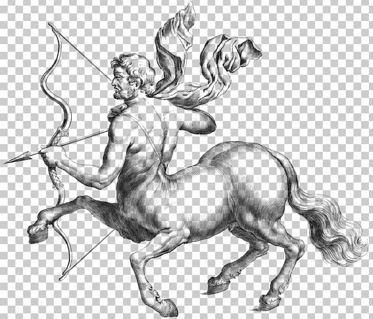 Sagittarius Astrological Sign Zodiac Horoscope Symbol PNG, Clipart, Art, Astrology, Black And White, Case, Centaur Free PNG Download