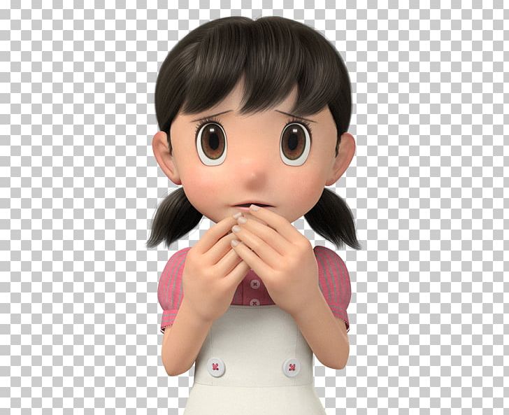 Shizuka Minamoto Nobita Nobi Suneo Honekawa Doraemon Hidetoshi Dekisugi PNG, Clipart, Animation, Black Hair, Brown Hair, Cartoon, Cheek Free PNG Download