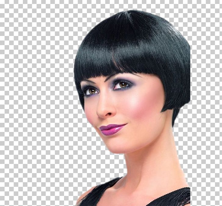 1920s 1930s Flapper Wig Fashion PNG, Clipart, 1920 S, 1920s, 1930s, Asymmetric Cut, Bangs Free PNG Download