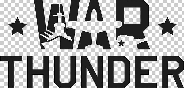 War Thunder Logo Graphics Decal PNG, Clipart, Black And White, Brand, Decal, Graphic Design, Line Free PNG Download