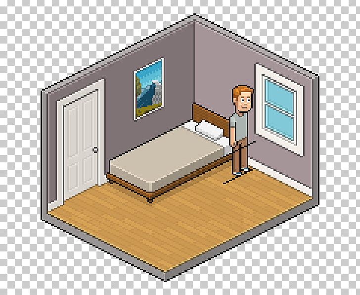 Pixel Art Bedroom Isometric Projection Wall PNG, Clipart, Angle, Art, Bed, Bedroom, Daylighting Free PNG Download
