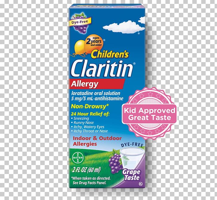 Loratadine Children's Claritin Allergy Dose PNG, Clipart,  Free PNG Download