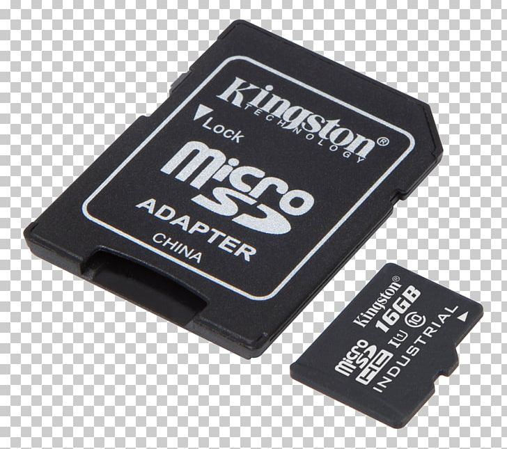MicroSD Flash Memory Cards Secure Digital Kingston Technology Gigabyte PNG, Clipart, Adapter, Camera, Card, Computer Data Storage, Electronic Device Free PNG Download