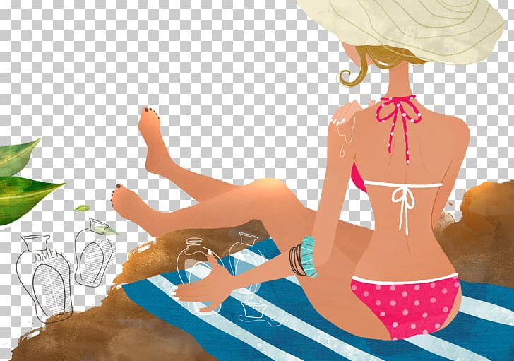 Sunscreen Cartoon Make-up U65e5u5149u6d74 Illustration PNG, Clipart, Beach Vacation, Bijin, Cartoon Beauty, Cartoon Character, Cartoon Eyes Free PNG Download