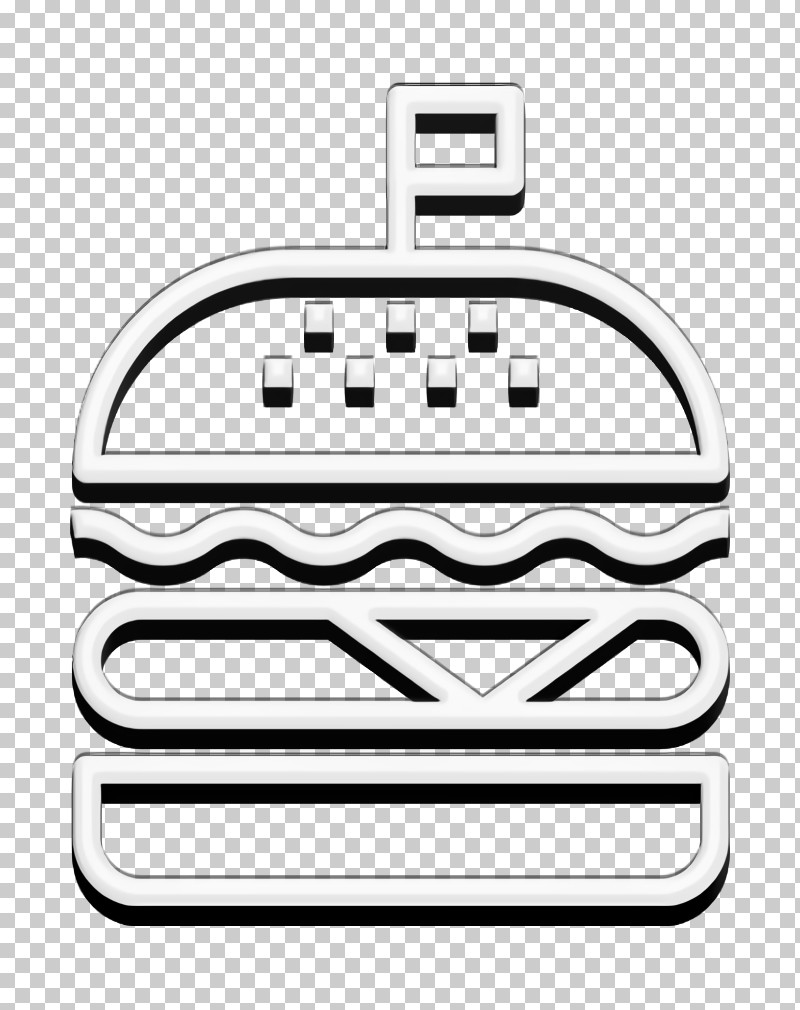 Hamburger Icon Food Icon Burger Icon PNG, Clipart, Black, Black And White, Burger Icon, Chemical Symbol, Food Icon Free PNG Download