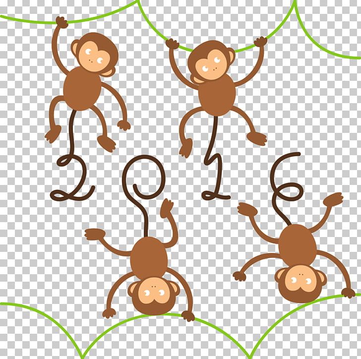 Monkey PNG, Clipart, 2016, Animals, Animation, Area, Balloon Cartoon Free PNG Download