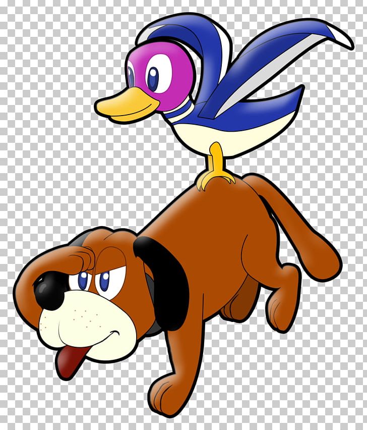 Duck Hunt Super Smash Bros. For Nintendo 3DS And Wii U Hunting Dog PNG, Clipart, Animals, Artwork, Beak, Bird, Carnivoran Free PNG Download