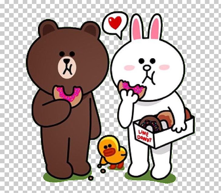 Line Friends Sticker PNG, Clipart, Android, Animation, Art, Artwork, Bear Free PNG Download