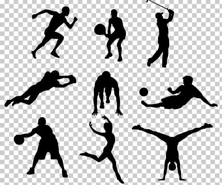 Olympic Sports Athlete PNG, Clipart, Athlete, Ball, Basketball, Black And White, Football Free PNG Download