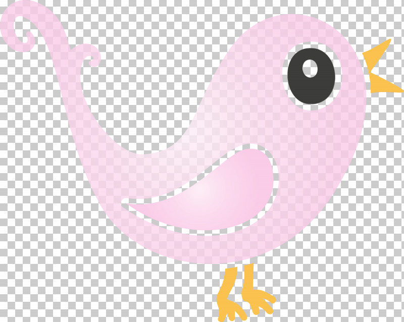 Pink Cartoon Bird Beak Water Bird PNG, Clipart, Beak, Bird, Cartoon, Cartoon Bird, Paint Free PNG Download