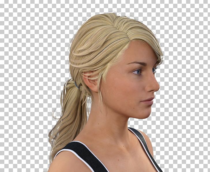 Blond Long Hair Ponytail PNG, Clipart, Angelo, Blond, Brown Hair, Chatbot, Chin Free PNG Download