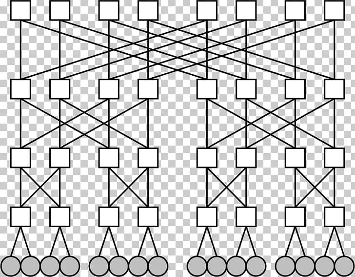 Fat Tree Network Topology Red En árbol Computer Network PNG, Clipart, Angle, Area, Black And White, Bus Network, Circle Free PNG Download