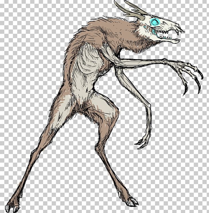 Wendigo Final Fantasy VIII Drawing Sketch PNG, Clipart, Carnivoran, Deer, Deviantart, Dog Like Mammal, Drawing Free PNG Download