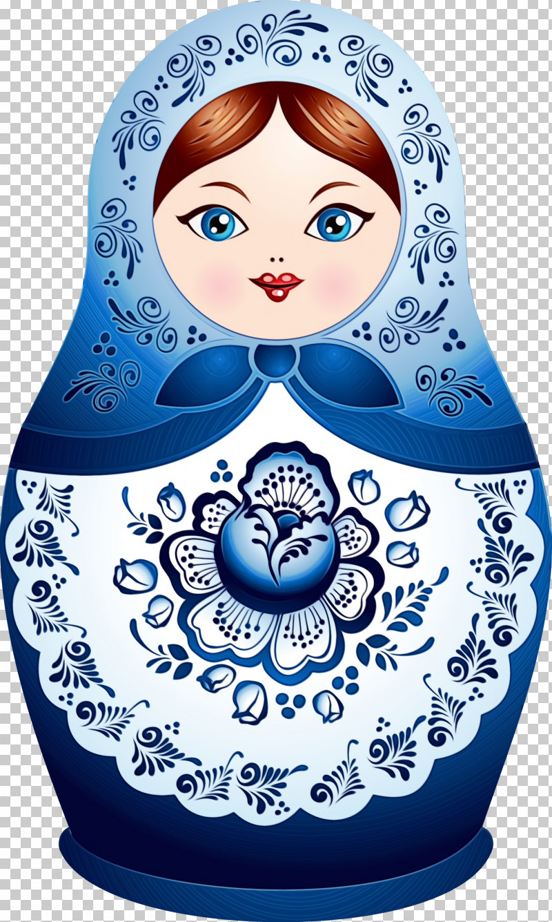 Blue Ceramic Doll Porcelain PNG, Clipart, Blue, Ceramic, Doll, Paint, Porcelain Free PNG Download