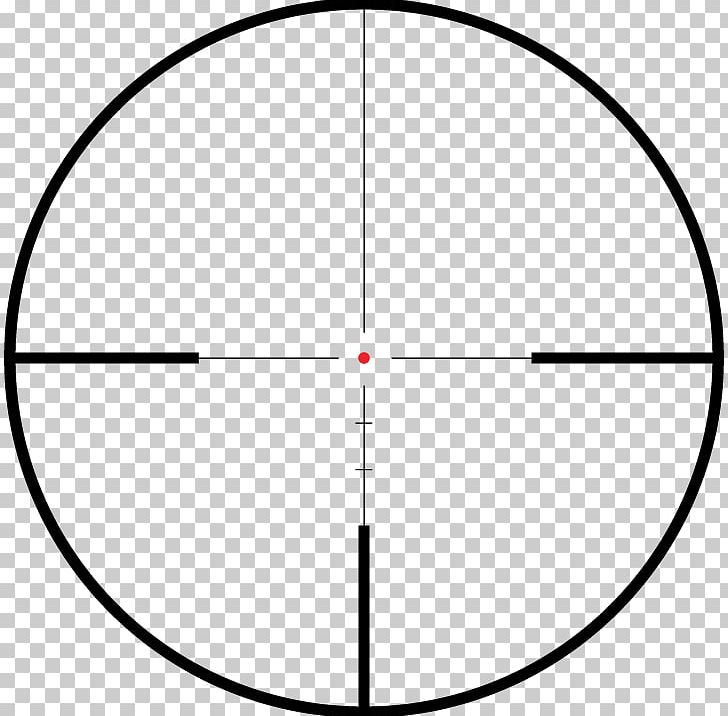 Telescopic Sight Optics Reticle Milliradian Optical Coating PNG, Clipart, Angle, Area, Black And White, Circle, Diagram Free PNG Download