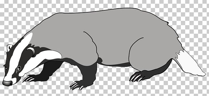 Honey Badger European Badger PNG, Clipart, Animals, Bear, Black, Carnivoran, Cartoon Free PNG Download