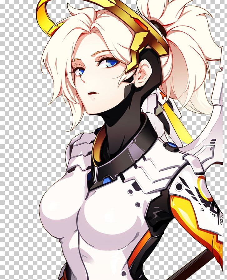 Overwatch Mercy Anime D.Va Drawing PNG, Clipart, Anime, Art, Black Hair, Brown Hair, Cartoon Free PNG Download