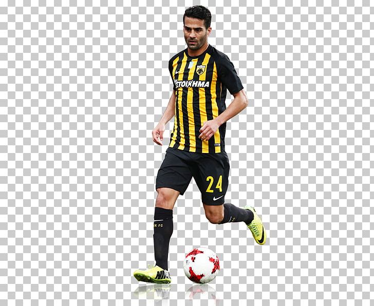 AEK Athens F.C. Panionios F.C. Iran National Football Team Sanat Naft Abadan F.C. Superleague Greece PNG, Clipart, Aek Athens Fc, Ball, Clothing, Football, Football Player Free PNG Download