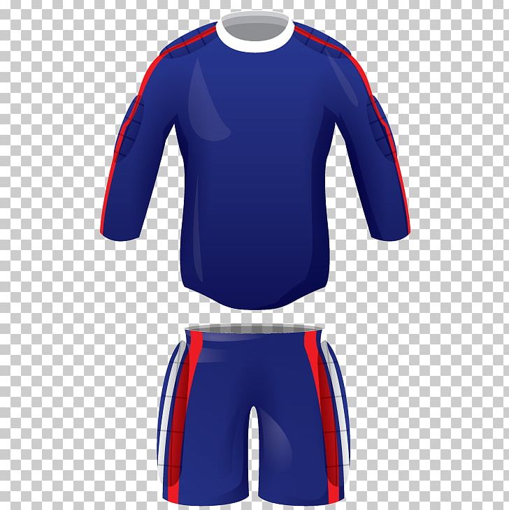 Jersey T-shirt Goalkeeper Kit ユニフォーム PNG, Clipart, Active Shirt, Blue, Clothing, Cobalt Blue, Collar Free PNG Download
