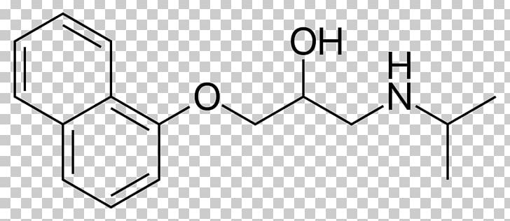 Propranolol Beta Blocker Pharmaceutical Drug Calcium Channel Blocker Beta-2 Adrenergic Receptor PNG, Clipart, Angle, Area, Beta2 Adrenergic Receptor, Beta Blocker, Black Free PNG Download