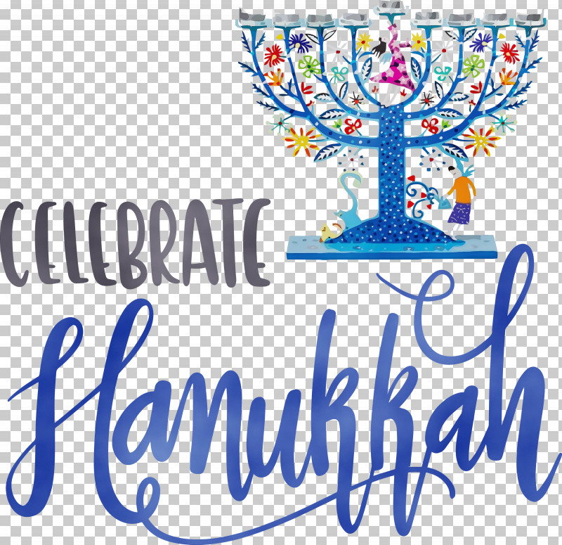 Logo Cartoon Silhouette Typography Calligraphy PNG, Clipart, Calligraphy, Cartoon, Hanukkah, Happy Hanukkah, Logo Free PNG Download