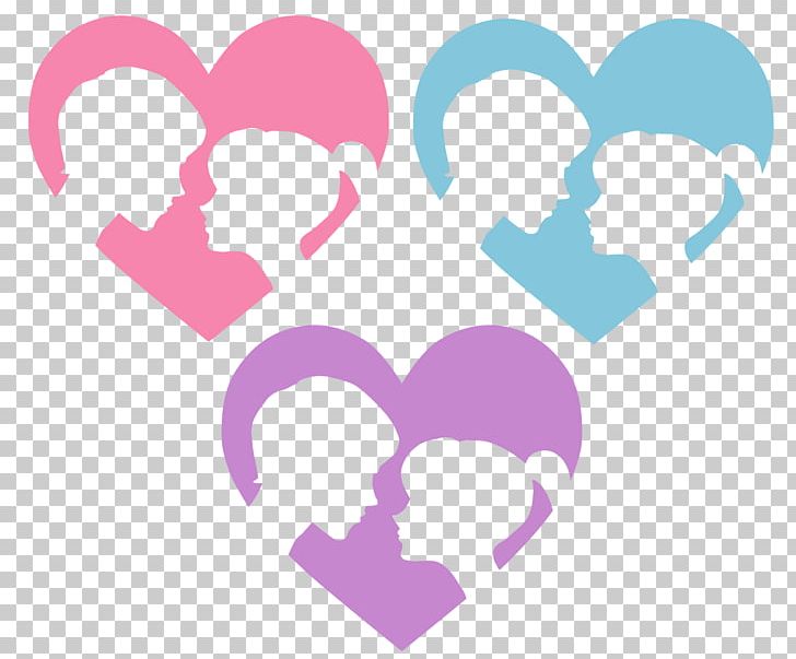 Silhouette Heart Monochrome Painting PNG, Clipart, Black And White, Color, Heart, Love, Magenta Free PNG Download