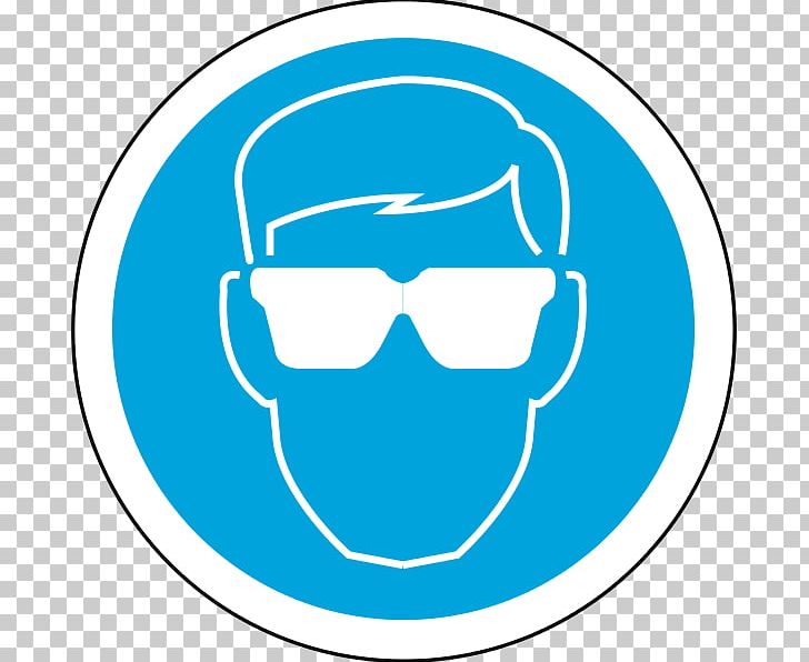 Eye Protection Glasses Sign Occupational Safety And Health PNG, Clipart, Area, Black And White, Blue, Circle, Eye Protection Free PNG Download