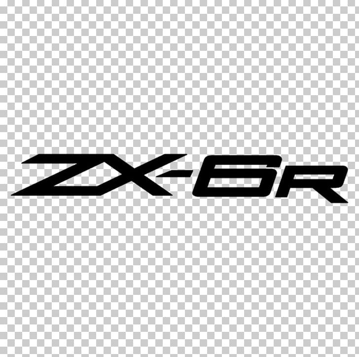 Logo Ninja ZX-6R Kawasaki Motorcycles Decal PNG, Clipart, Adhesive, Angle, Black And White, Brand, Cars Free PNG Download
